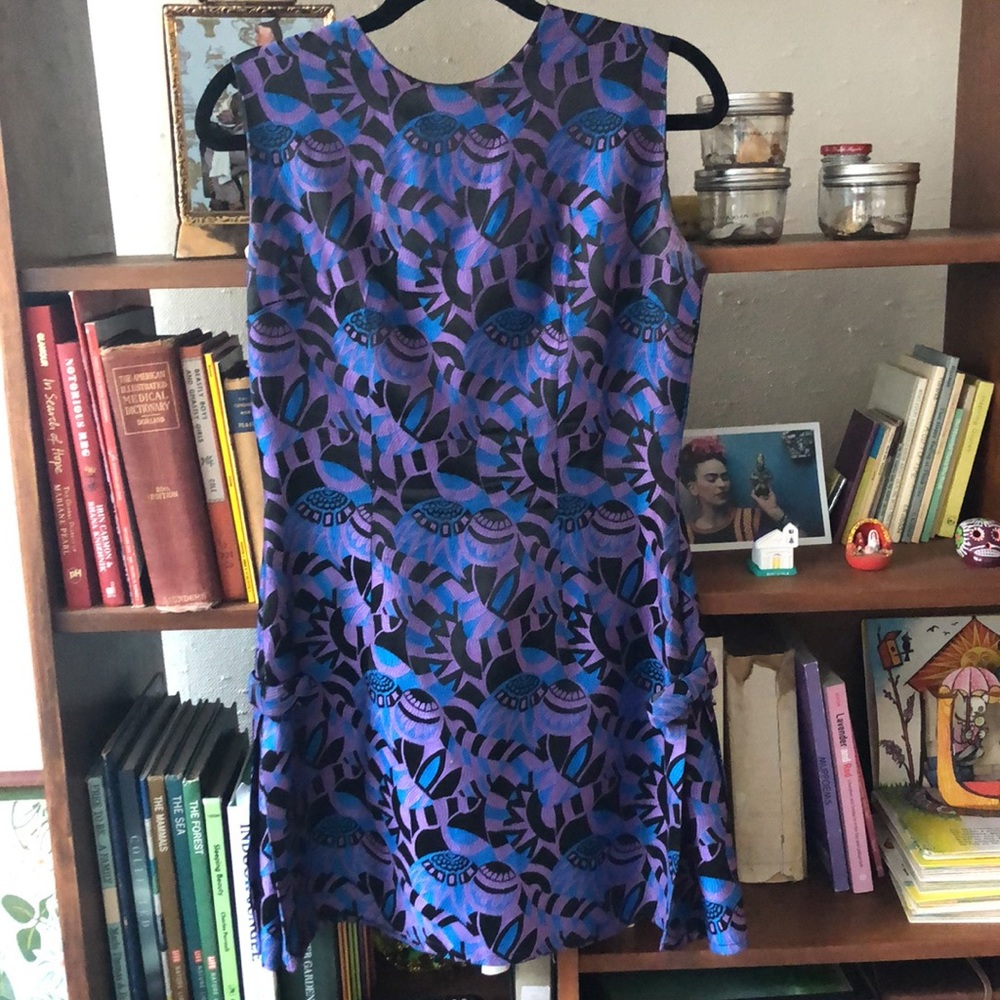 Psychedelic vintage 60s minidress